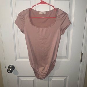 NWOT blush pink bodysuit